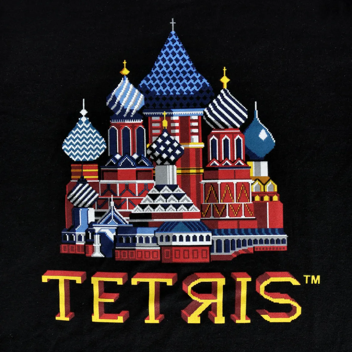 Tetris - Red Square Title Screen T-Shirt schwarz