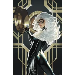 The Amazing Spider-Man Kunstdruck Cosmic Black Cat 61 x 41 cm - ungerahmt