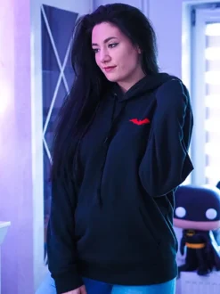 The Batman Logo Hoodie schwarz