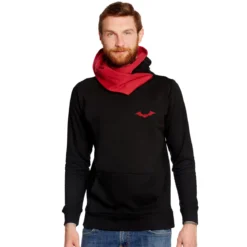 The Batman Logo Hoodie schwarz-rot