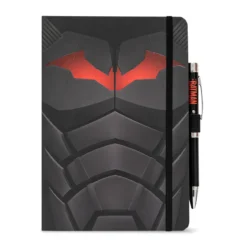 The Batman - Logo Notizbuch A5 und Kugelschreiber mit Licht