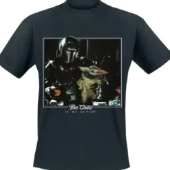 The Child is My Co-Pilot T-Shirt schwarz - Star Wars The Mandalorian