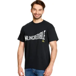 The Incredibles - Mr. Incredible Logo T-Shirt schwarz
