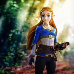 The Legend of Zelda - Breath of the Wild Zelda Statue Collector's Edition mit Leuchtfunktion