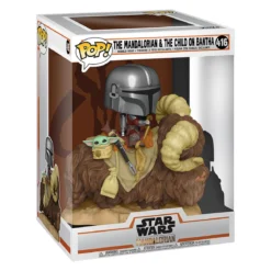 The Mandalorian mit The Child auf Bantha Funko Pop Wackelkopf-Figur - Star Wars