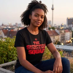 The Suicide Squad - Shot Logo T-Shirt schwarz