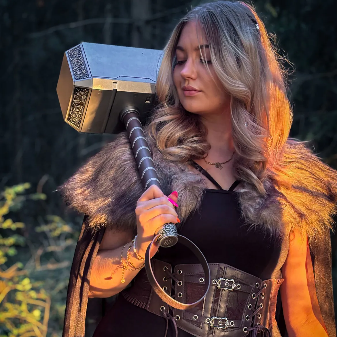 Thor - Hammer Mjölnir Replik mit Licht und Sound