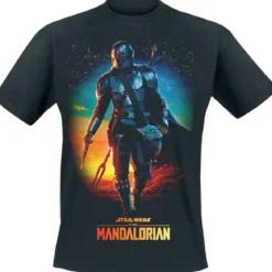 Through The Galaxy T-Shirt schwarz - Star Wars The Mandalorian