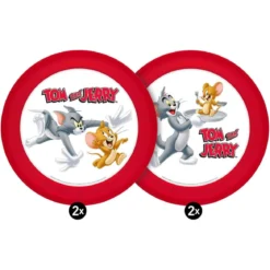 Tom & Jerry Teller 4er-Pack 21 cm