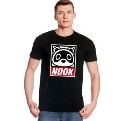 Tom Nook T-Shirt für Animal Crossing Fans schwarz