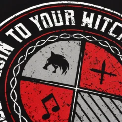 Toss a Coin T-Shirt für Witcher Fans schwarz