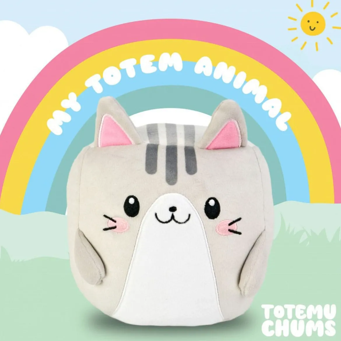Totemu Chums Cute n Kawaii Plüschfigur Cat 19 cm