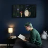 Totoro - Bus Stop Wandbild Holz