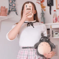 Totoro Plüsch Figur grau