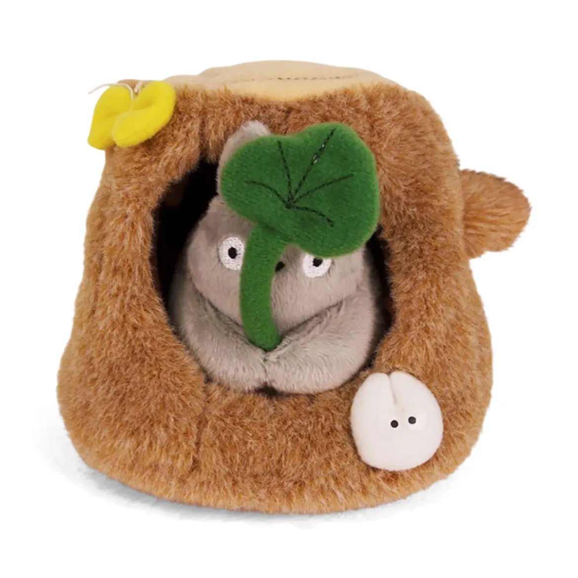 Totoro - Plüsch Figur mit Baumstamm