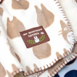 Totoro - Silhouette Flauschdecke mit Teddyfell