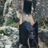 Trinkhorn Halter Thors Hammer schwarz