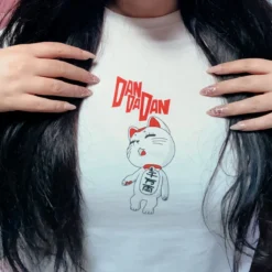 Turbo Granny T-Shirt für Dandadan Fans weiß