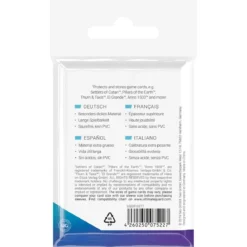 Ultimate Guard Board Game Sleeves (50) - Mini European