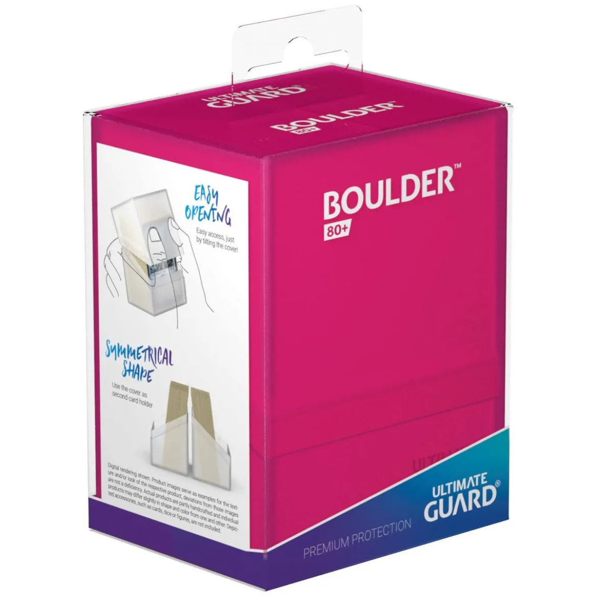 Ultimate Guard Boulder 80+ - Rhodonite
