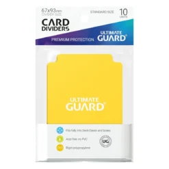 Ultimate Guard Card Dividers Standard Size (10) - Yellow