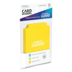 Ultimate Guard Card Dividers Standard Size (10) - Yellow