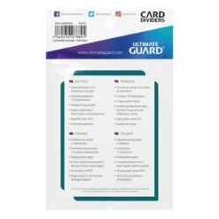 Ultimate Guard Card Dividers Standard Size (10) - Petrol