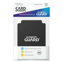 Ultimate Guard Card Dividers Standard Size (10) - Black