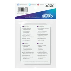 Ultimate Guard Card Dividers Standard Size (10) - Transparent