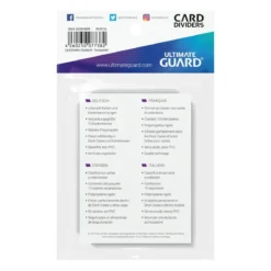 Ultimate Guard Card Dividers Standard Size (10) - Transparent