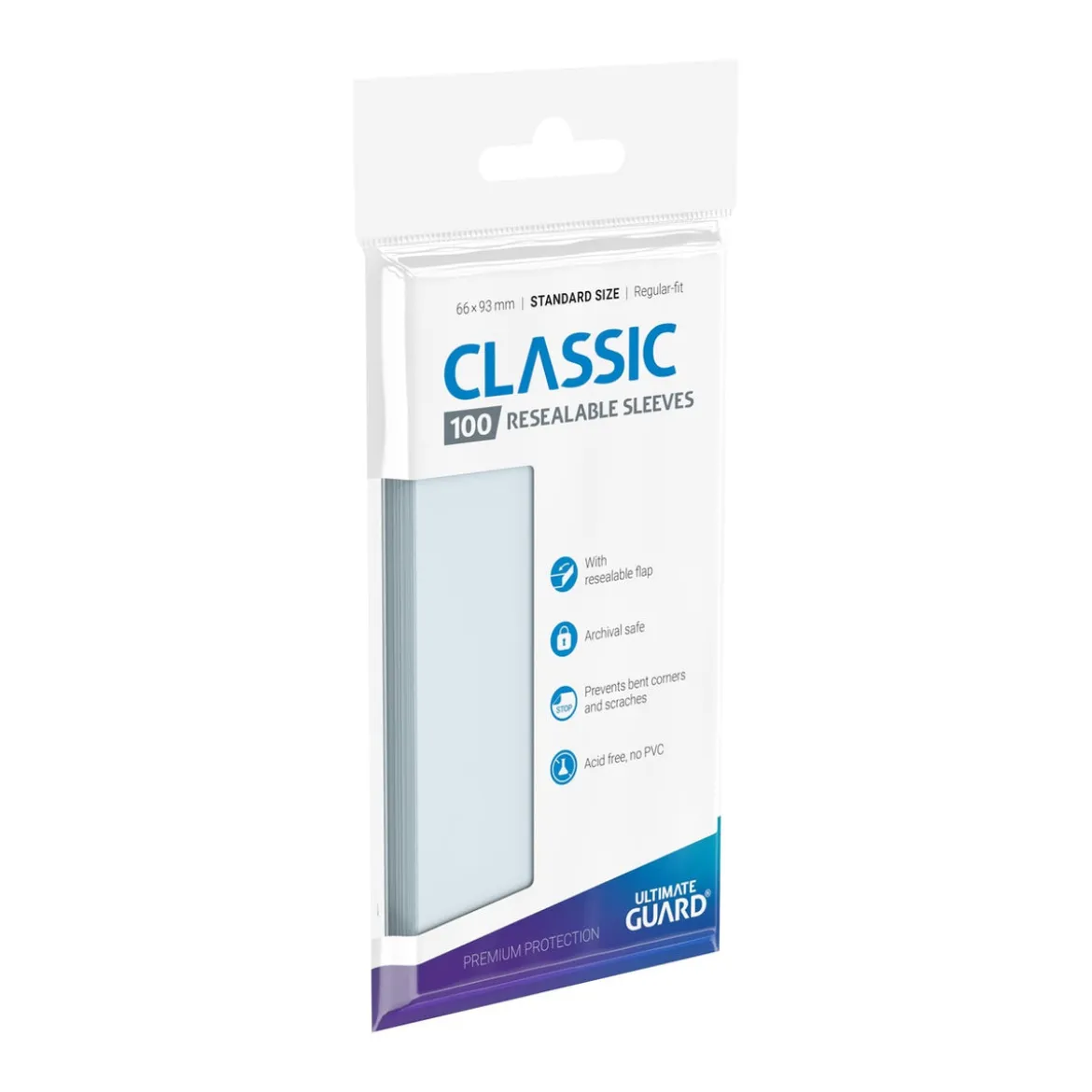 Ultimate Guard Classic Sleeves Standard Size (100) - Resealable