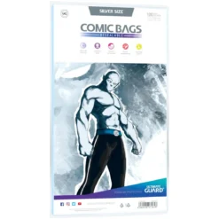 Ultimate Guard Comic Bags Resealable (100) - Silver Size