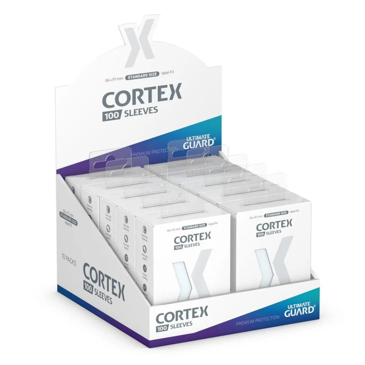 Ultimate Guard Cortex Sleeves Standard Size (100) - Transparent