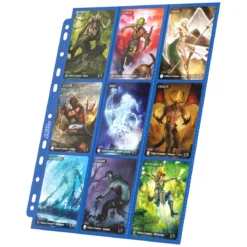 Ultimate Guard 18-Pocket Pages Side-Loading (10) - Blue