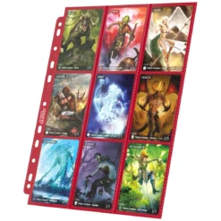 Ultimate Guard 18-Pocket Pages Side-Loading (10) - Red