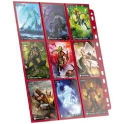 Ultimate Guard 18-Pocket Pages Side-Loading (10) - Red