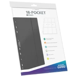 Ultimate Guard 18-Pocket Pages Side-Loading (10) - Grey