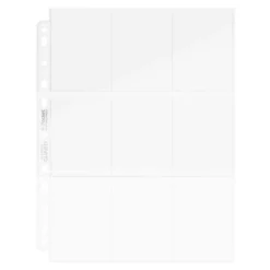 Ultimate Guard 9-Pocket Pages Top-Loading (100) - Transparent