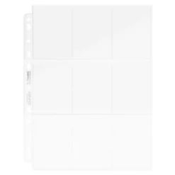 Ultimate Guard 9-Pocket Pages Top-Loading (100) - Transparent