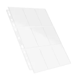 Ultimate Guard 9-Pocket Pages Top-Loading (100) - Transparent