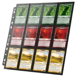 Ultimate Guard 24-Pocket QuadRow Pages Side-Loading (10) - Black
