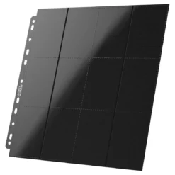 Ultimate Guard 24-Pocket QuadRow Pages Side-Loading (10) - Black