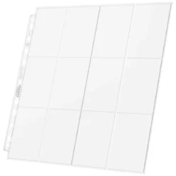 Ultimate Guard 24-Pocket QuadRow Pages Side-Loading (10) - Transparent