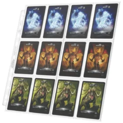 Ultimate Guard 24-Pocket QuadRow Pages Side-Loading (10) - Transparent