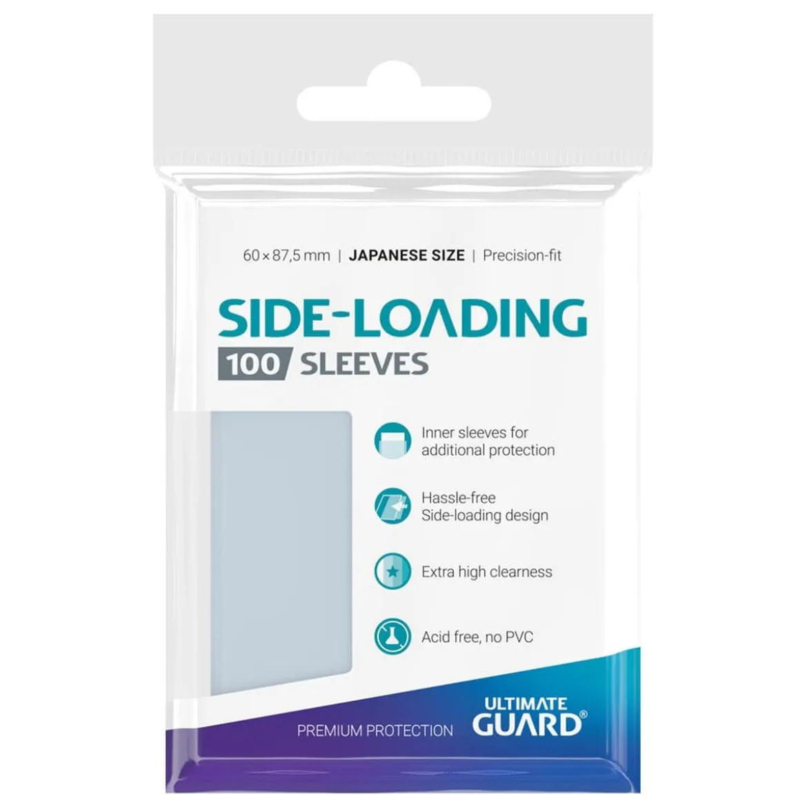 Ultimate Guard Precise-Fit Sleeves Japanese Size (100) - Side-Loading