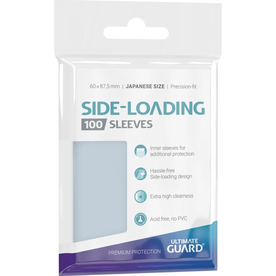 Ultimate Guard Precise-Fit Sleeves Japanese Size (100) - Side-Loading
