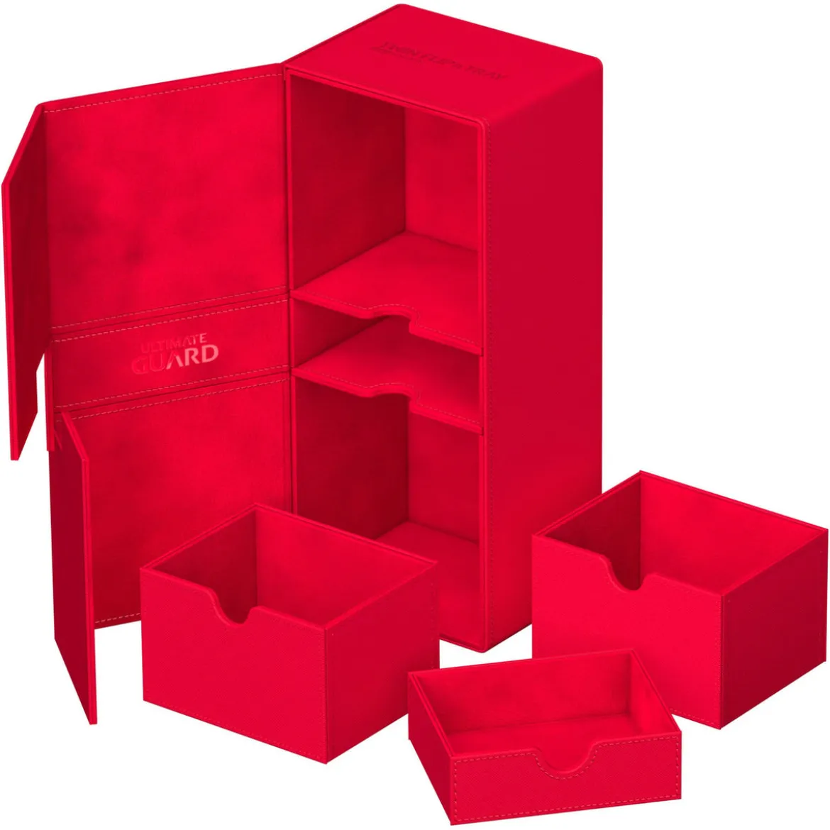 Ultimate Guard Twin Flip'n'Tray 266+ Xenoskin - Red