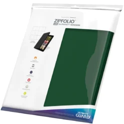 Ultimate Guard Zipfolio 480 24-Pocket Xenoskin - Green