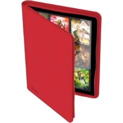 Ultimate Guard Zipfolio 360 18-Pocket Xenoskin - Red
