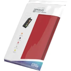 Ultimate Guard Zipfolio 360 18-Pocket Xenoskin - Red